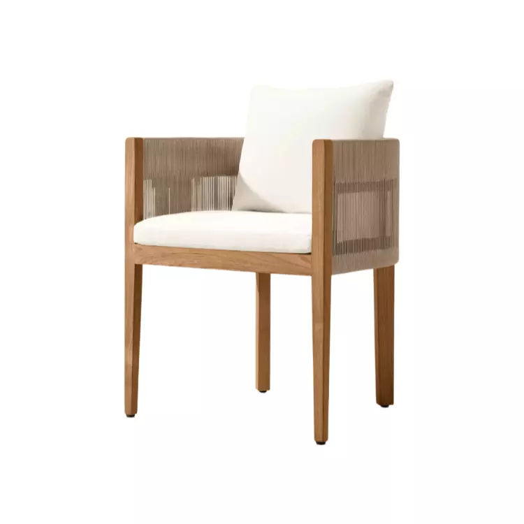 outdoor dining chairs with rope weaving22