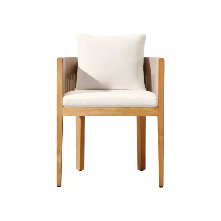 outdoor dining chairs with rope weaving444