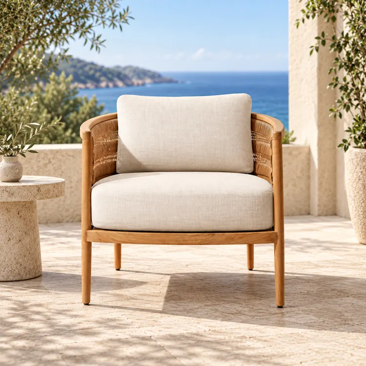 commercial teak lounge chairs