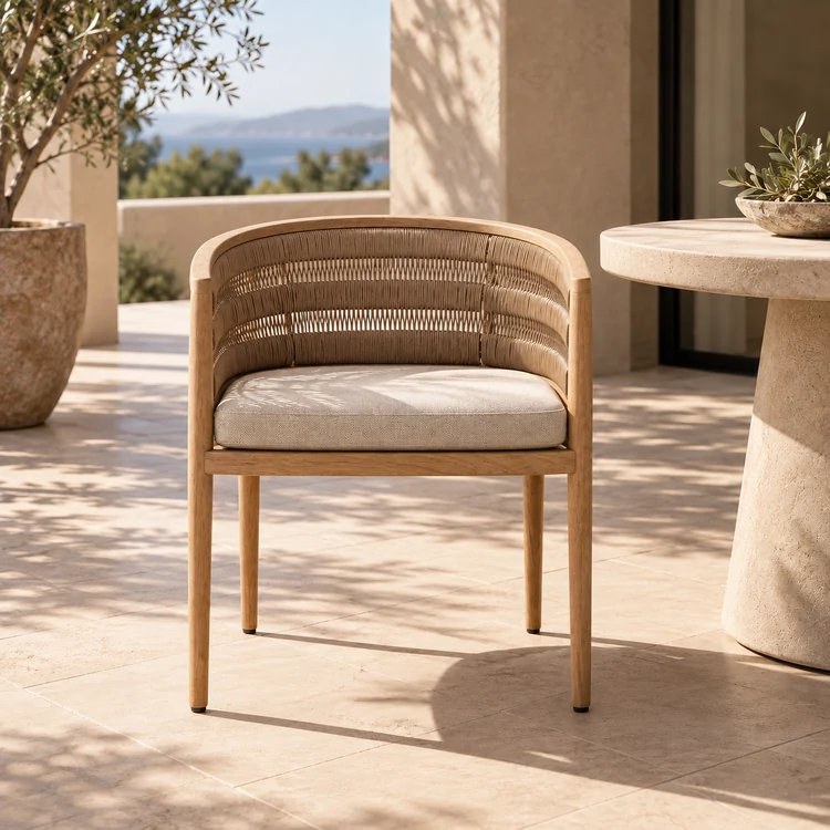 teak dining chair outdoor
